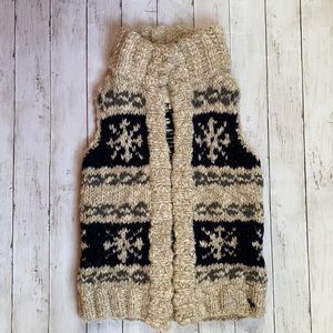 Abercrombie & Fitch knit vest.  Medium
